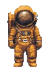 Pixelated Astronaut