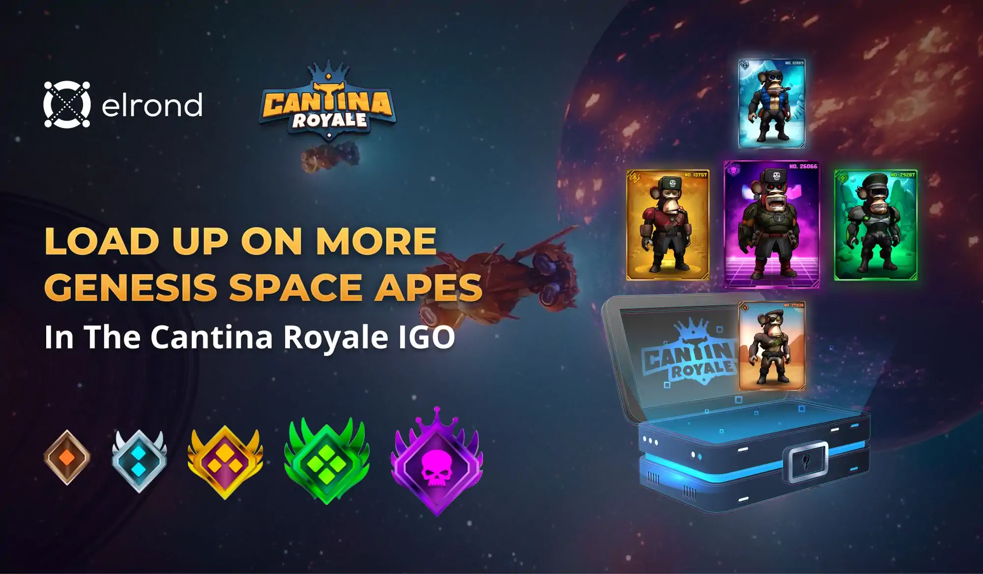 From The Cargo Hold Into The Arena: How To Load Up On More Genesis Space Apes In The Cantina Royale IGO