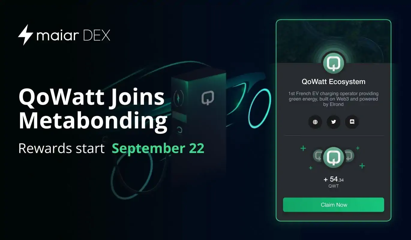 QoWatt, The First Blockchain Based French Public EV Charging Operator Joins The Metabonding Superwave