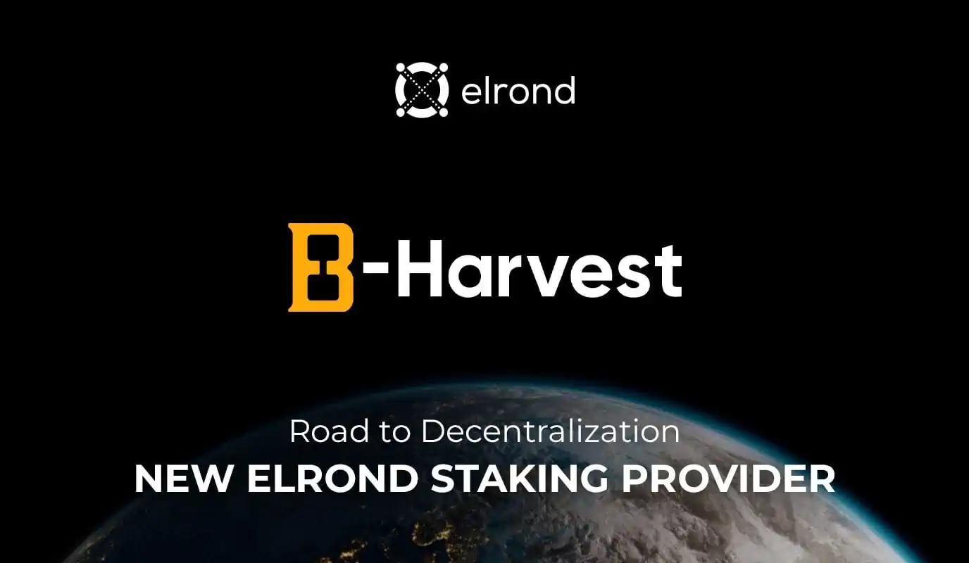 Road To Decentralization: Leading South Korean Blockchain Infrastructure Operator B-Harvest Joins The Elrond Network As Staking Provider