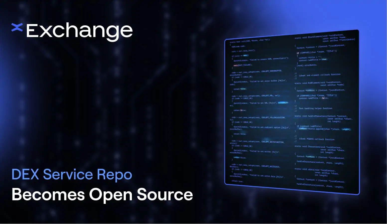 Open Sourcing The DEX Service