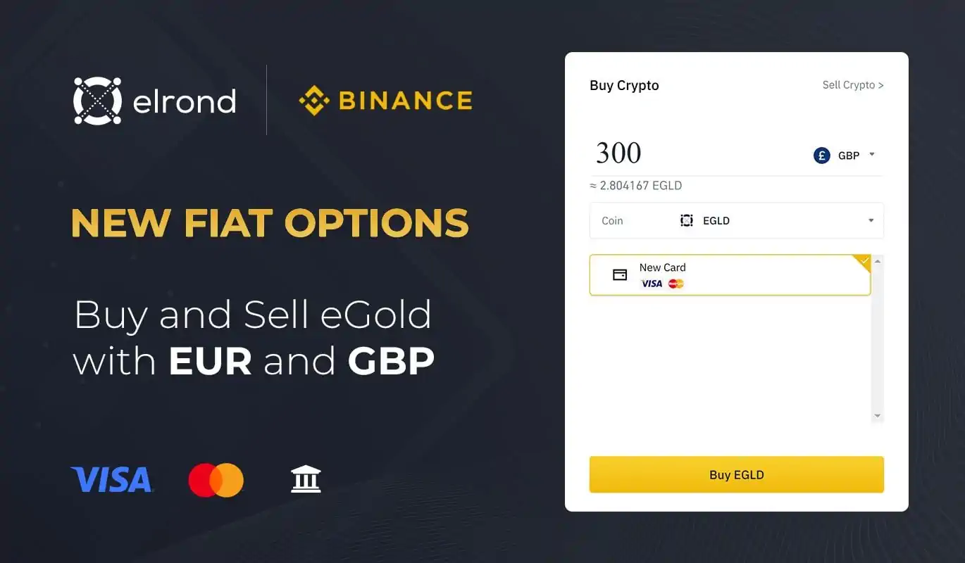 Binance Enables Direct EUR & GBP Buy & Sell Options For eGold