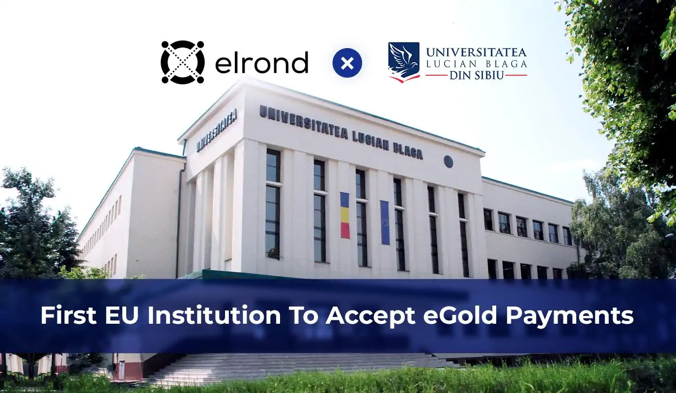 First EU Institution To Accept eGold Payments: ULBS Registration Fees Payable In eGold