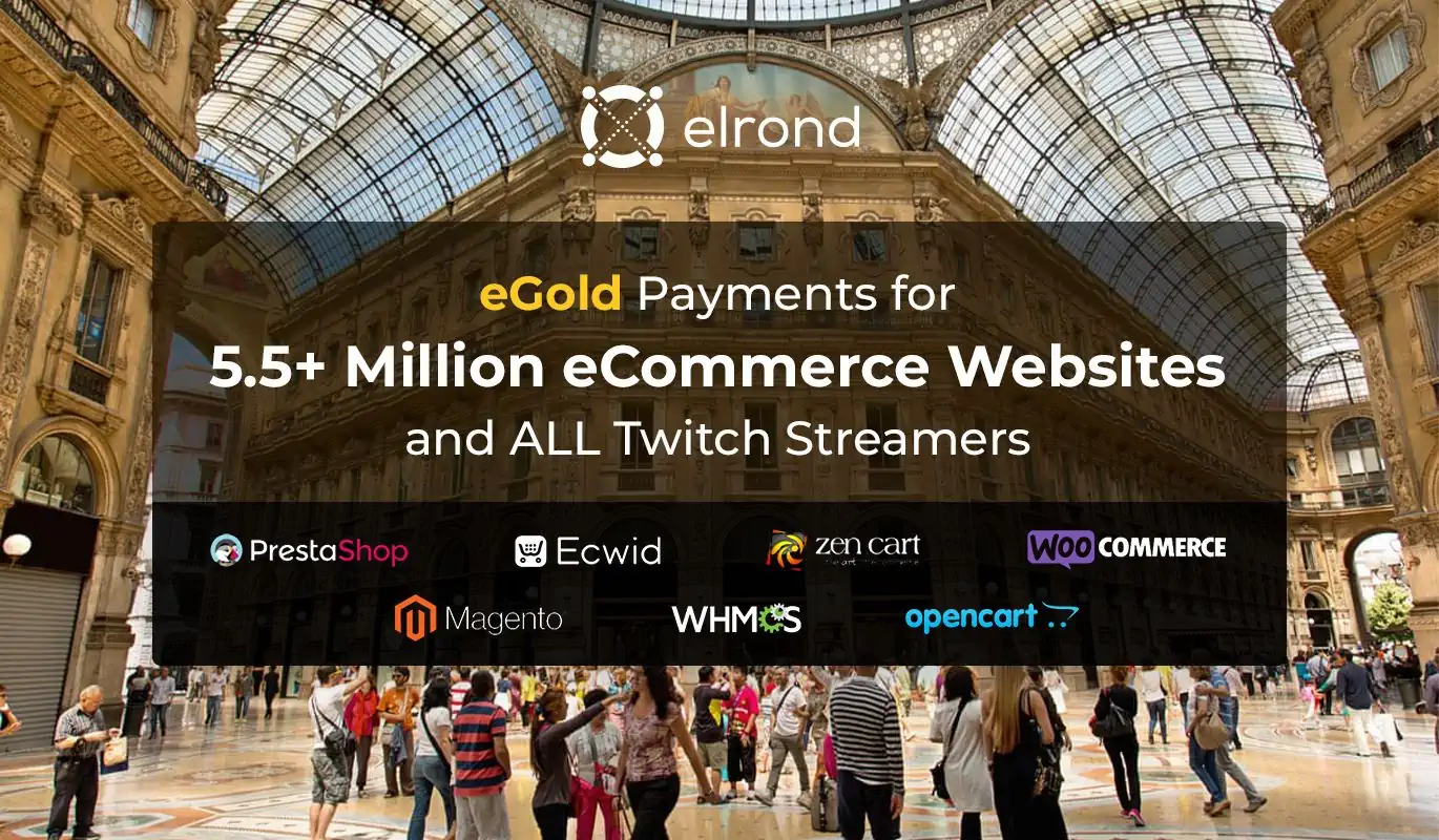 5.5+ Million eCommerce Websites & ALL Twitch Streamers Can Accept eGold Payments & Donations Via NOWPayments