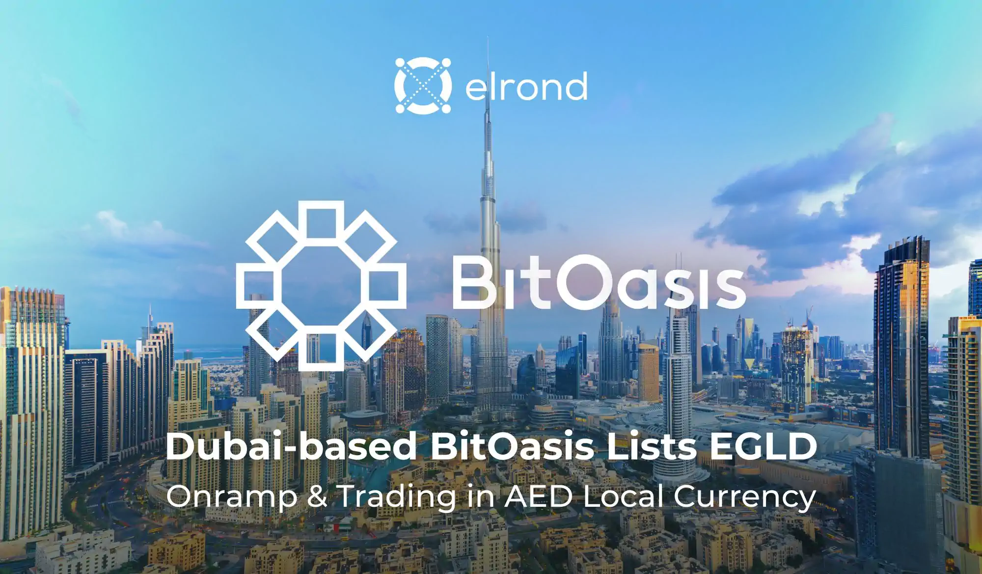 EGLD Lists On Dubai-Based BitOasis, The Leading Exchange By Volume In The MENA Region