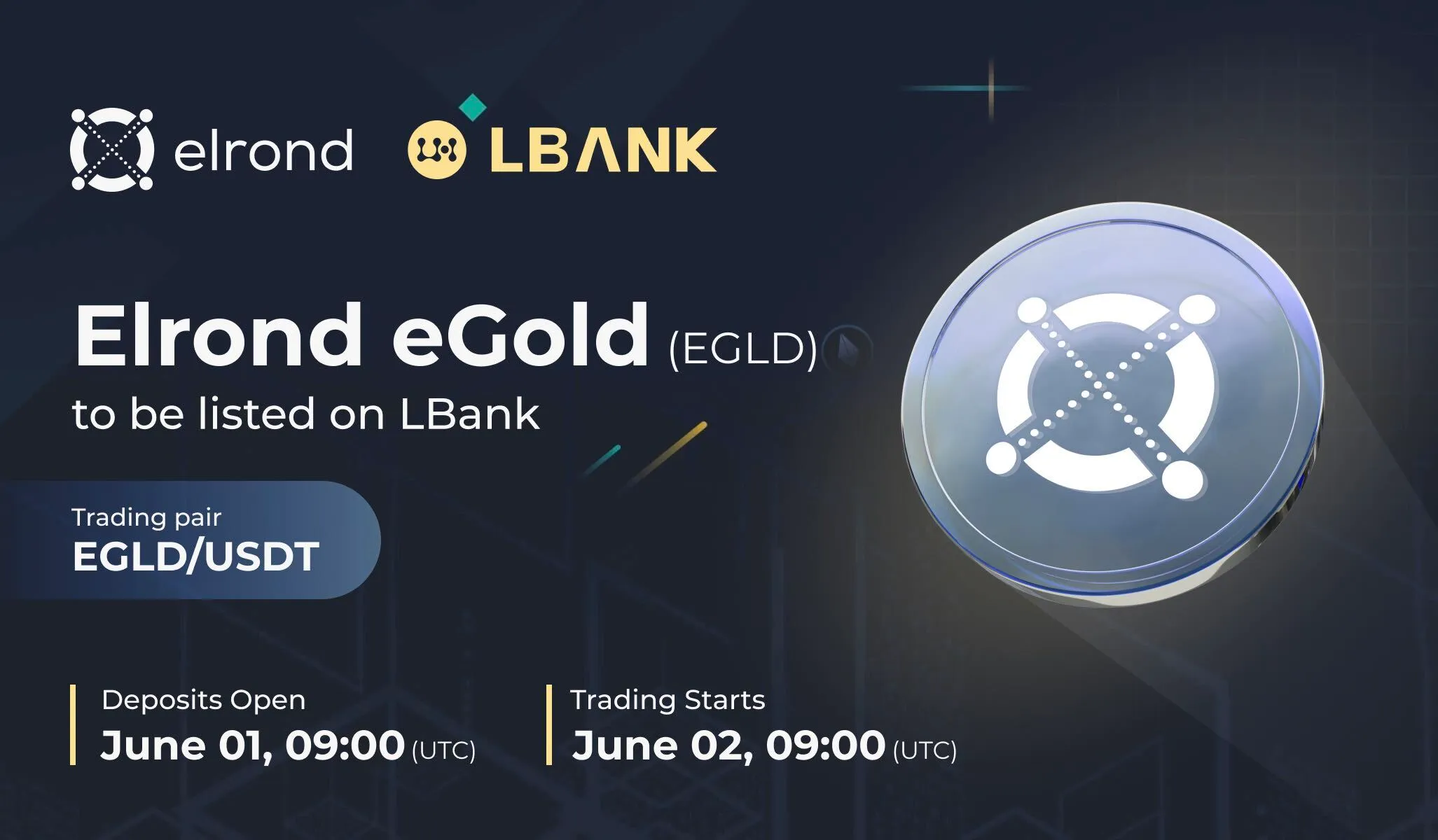 EGLD Is Now Listed On Leading Asian Exchange LBank