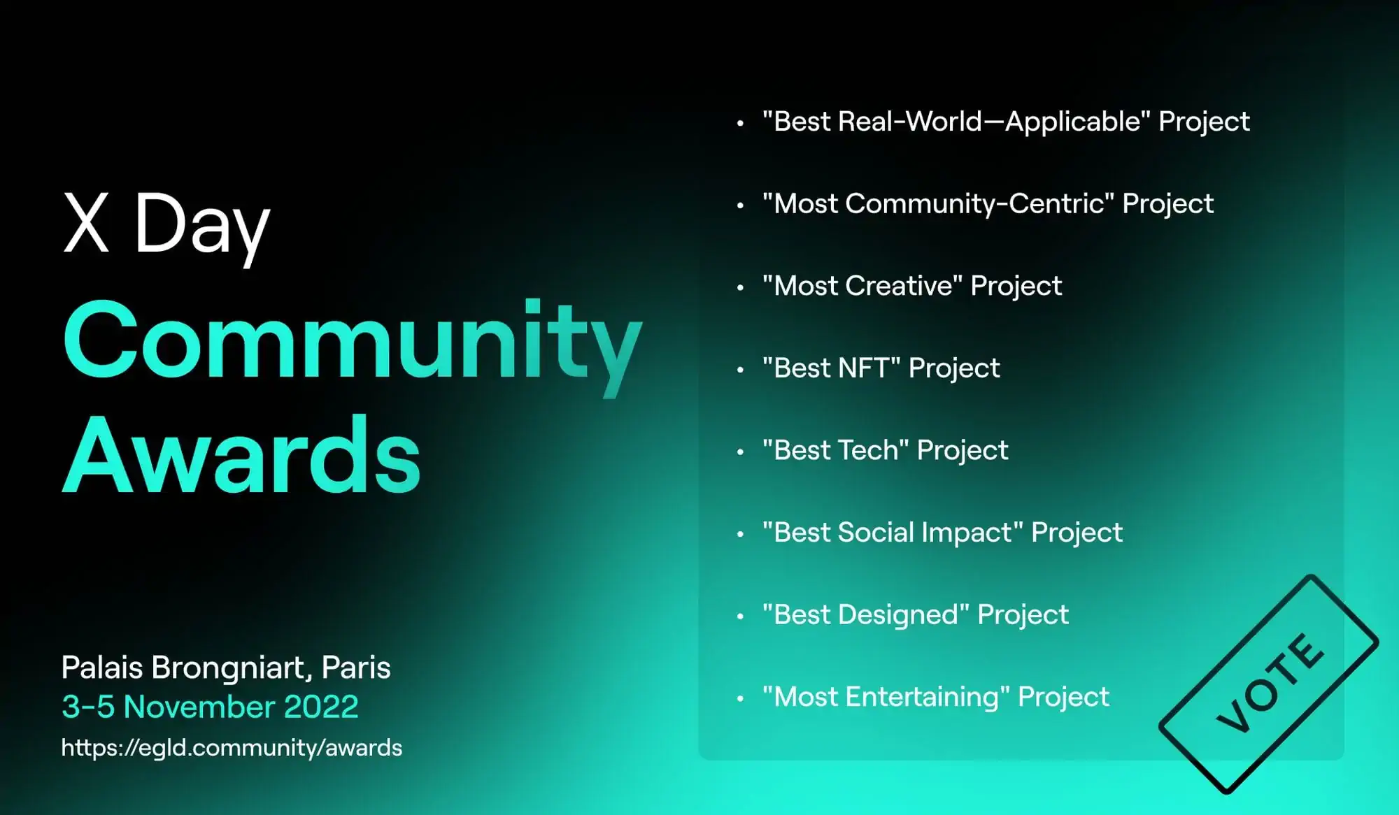 Introducing X Day Community Awards