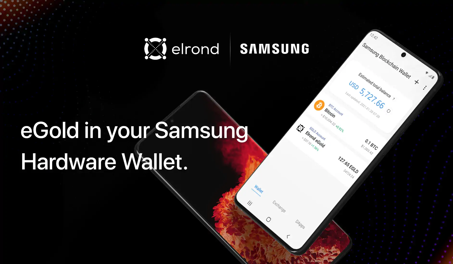 Elrond’s eGold To Add Samsung Blockchain Wallet