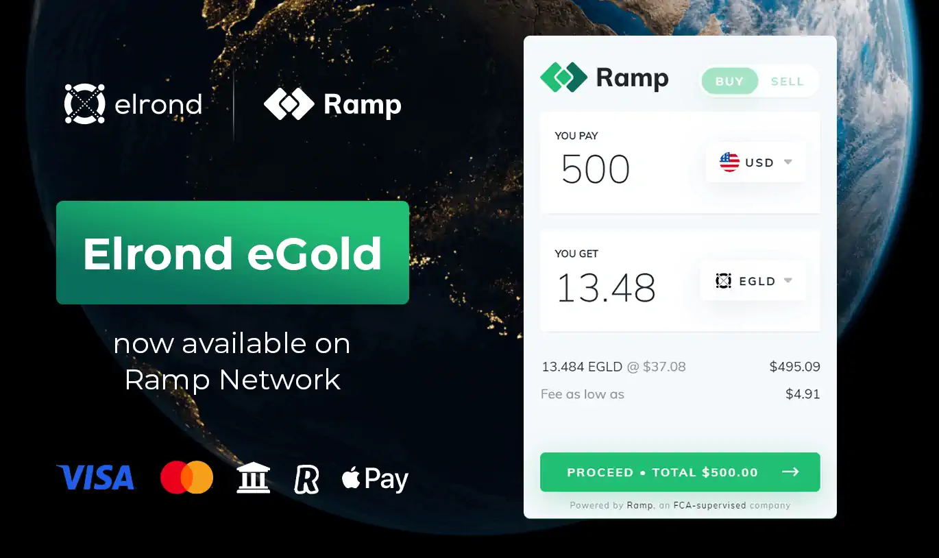 Enabling Seamless Money Flows At Scale: eGold Available In 170 Countries Via The Ramp Network Platform