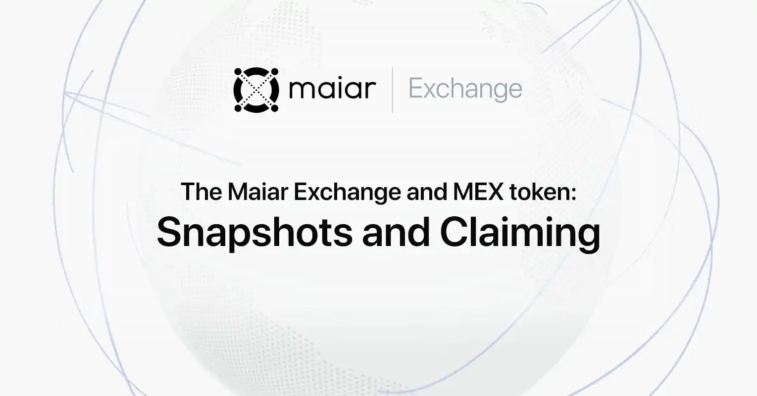 The Maiar exchange and MEX token: Snapshots and Claiming