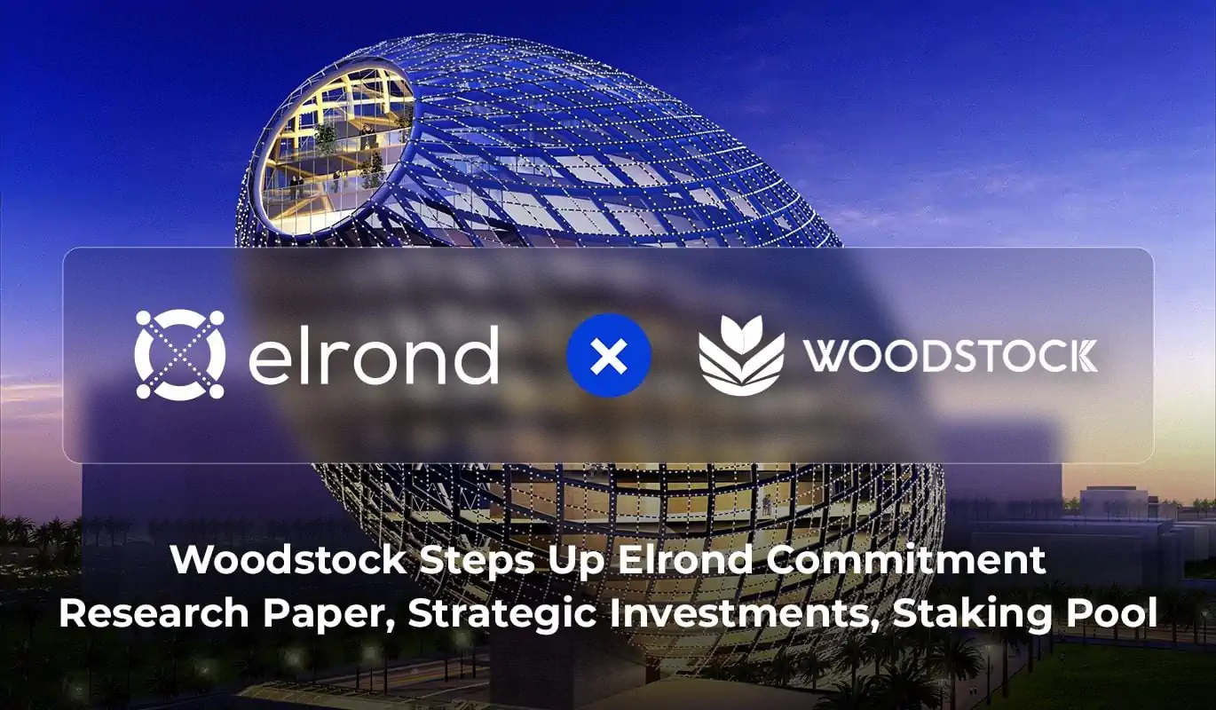 Building For Global Adoption: Woodstock Fund Shifts Elrond Commitment Into High Gear With In-Depth Research Paper, Strategic Investments And New Staking Pool