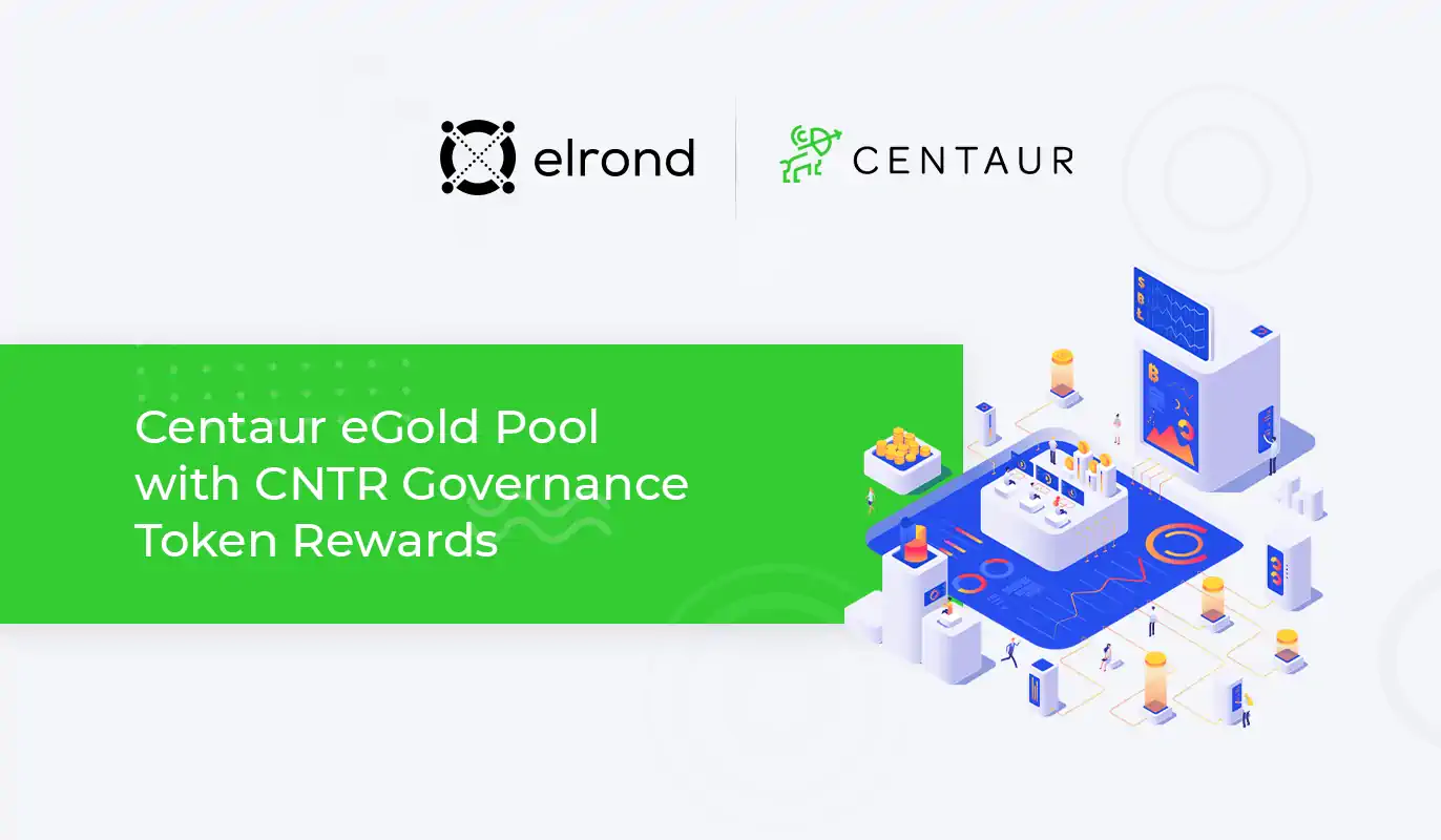 Stake eGold Tokens into the Centaur Pool & Earn CNTR Governance Token Rewards