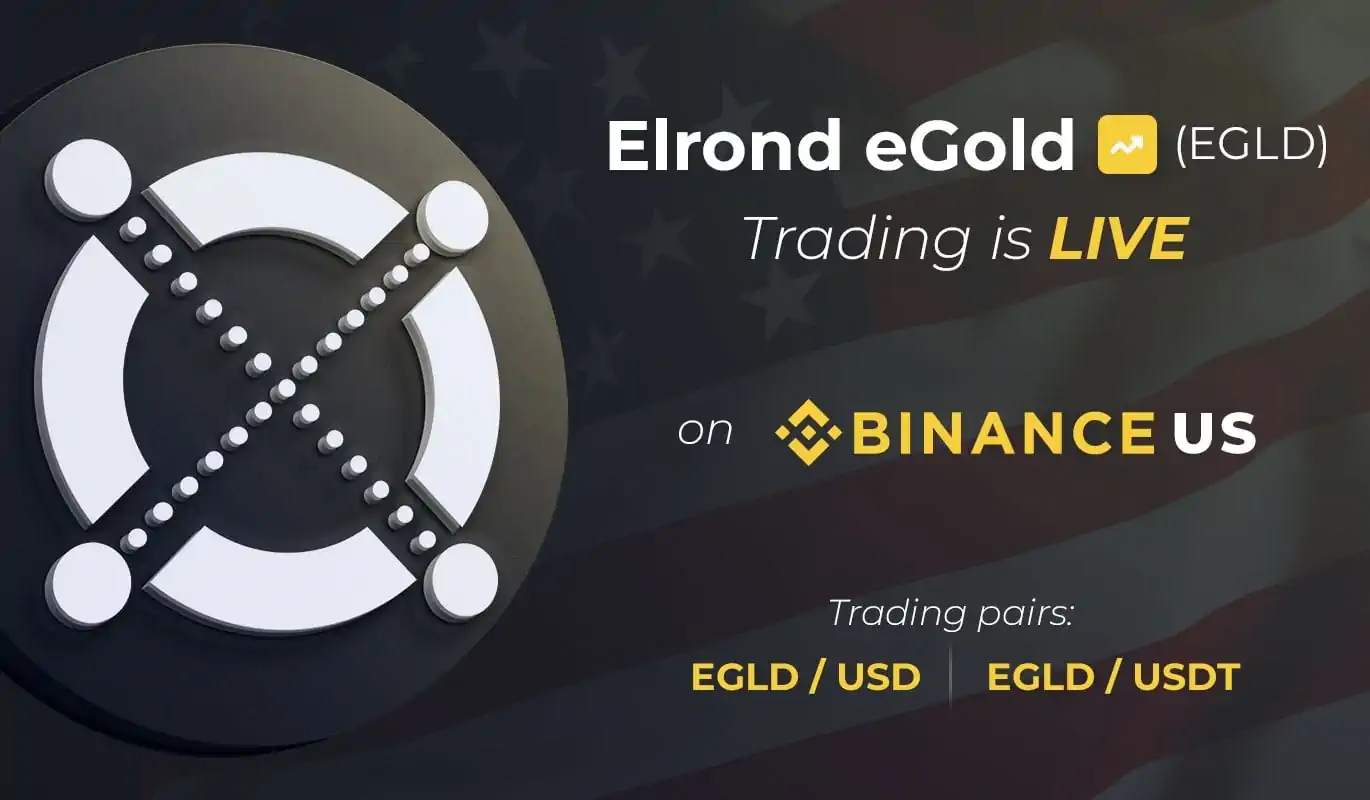 eGold listed on Binance US!