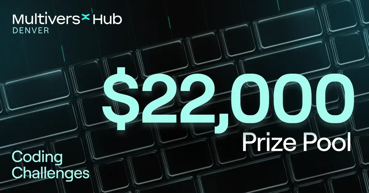 2 Ways to Code and Win at the MultiversX Hub Denver: $2,000 Onboarding Challenge & $20,000 Main Challenge