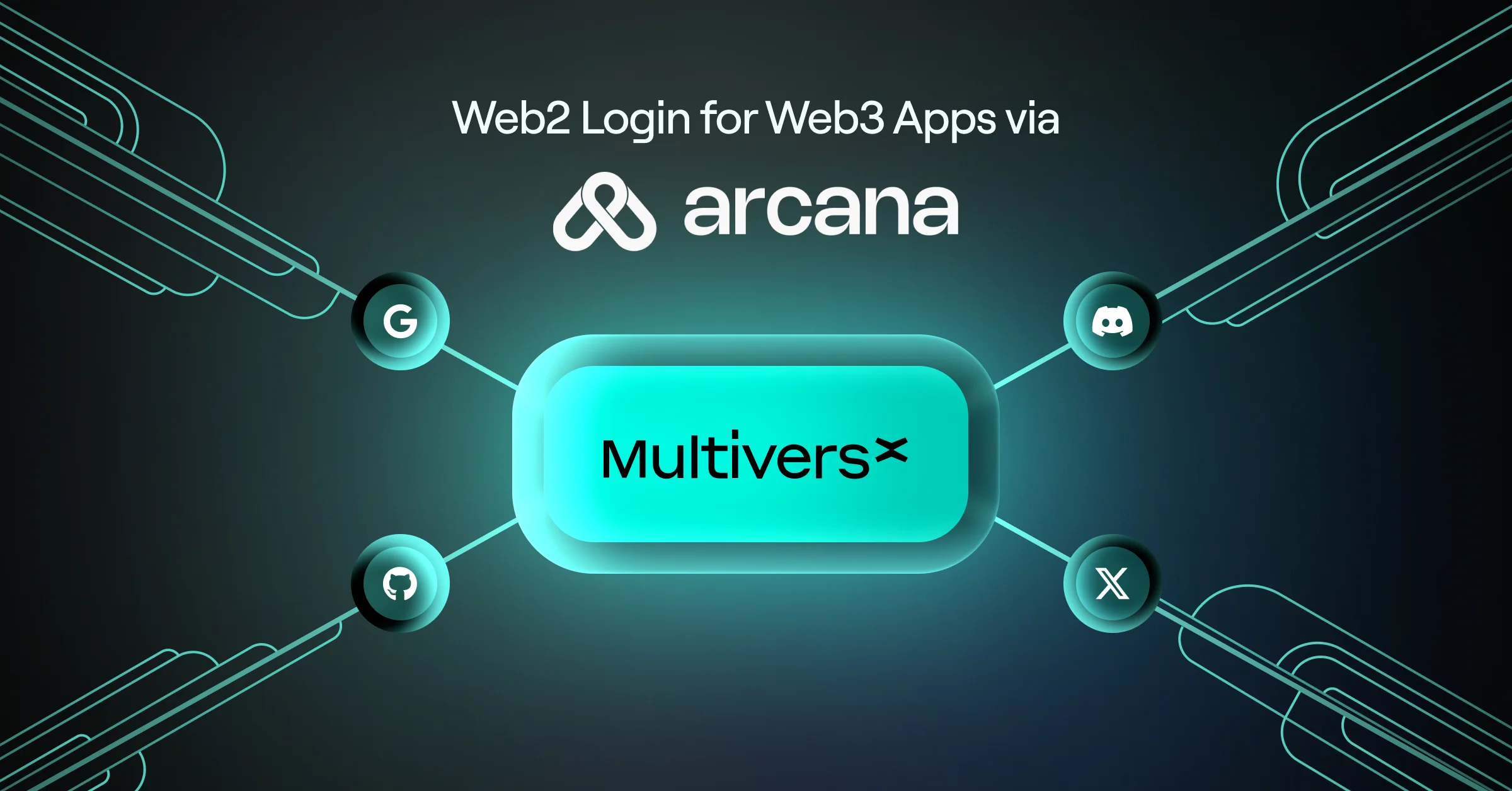 Google, Twitter & Discord Login For MultiversX Apps Via Arcana Network